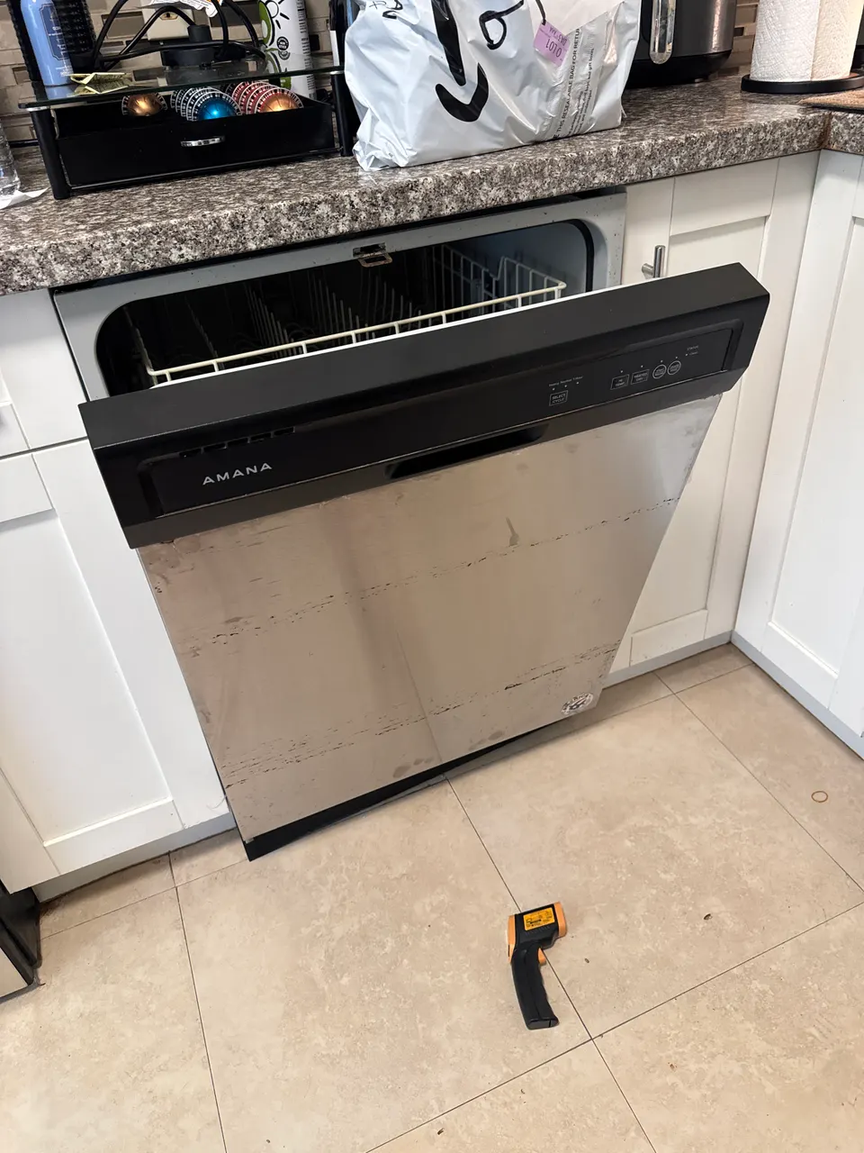 Dishwasher repair by an Express Xpert technician in South Florida